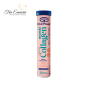 Marine Collagen With Vitamin C And Biotin, 20 Effervescent Tablets, Kruger