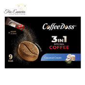 Bomboane De Cafea Cu Cremă De Cocos 3 In 1, 9 Bomboane, CoffeDoss