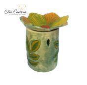 Ceramic Aroma Lamp Yellow Flower Joy, Bioherba