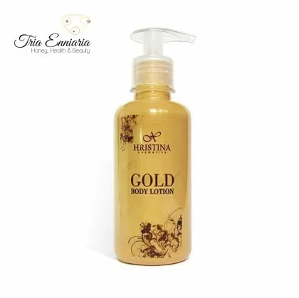Körperlotion mit Goldpartikeln, 250 ml, Hristina