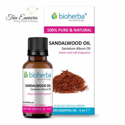 Sandalwood, Pure Еssential Oil, 10 ml, Bioherba