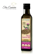 Olio di cardo mariano, spremuto a freddo, 250 ml, Bioherba