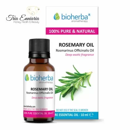 Romarin, huile essentielle pure, 10 ml, Bioherba