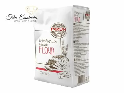 Făină integrală de grâu 1 kg "PERUN"