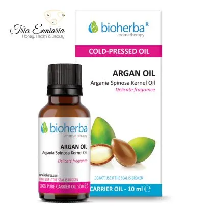 Ulei de bază de argan, 10 ml, Bioherba