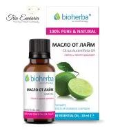 Лайм, Чистое Эфирное Масло, 10 мл, Bioherba
