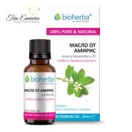 Амирис, Чистое Эфирное Масло, 10 мл, Bioherba