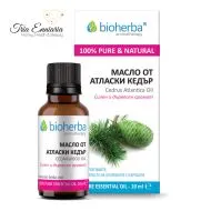 Кедр Атласский, Чистое Эфирное Масло, 10 мл, Bioherba 