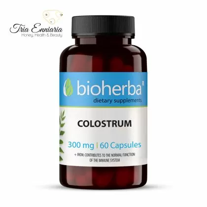 Коластра, 300 мг, 60 Капсули, Bioherba
