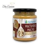 Φυστικοβούτυρο Crunchy, 250 g, Bioherba