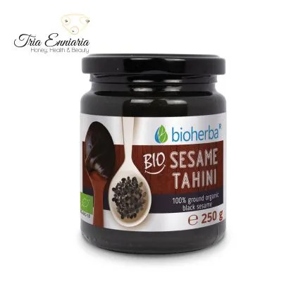 Bio-Tahan Mit Schwarzem Sesam, 250 g, Bioherba