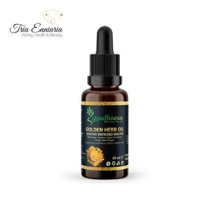 Goldenes Kräuteröl, 50 ml, Zdravnitza