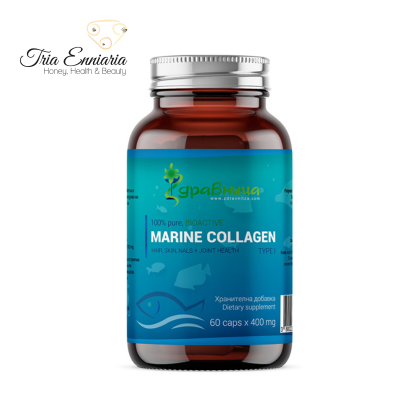 Collagène Marin Bioactif, 400 mg, 60 Gélules, Zdravnitza