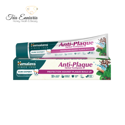 Anti-Plaque Herbal Toothpaste, 75 ml, Himalaya