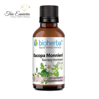 Bacopa Monieri Tinktur, 50 ml, Bioherba