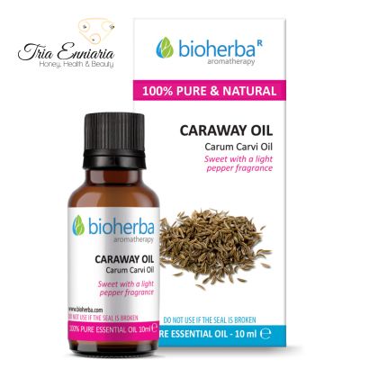 Kümmel, reines ätherisches Öl, 10 ml, Bioherba