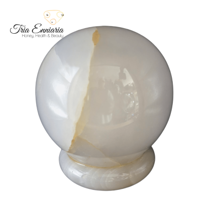 Onyx Sphere Lamp, M&A Minerals Rainbow