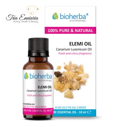 Elemi, olio essenziale puro, 10 ml, Bioherba