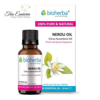 Neroli, olio essenziale puro, 10 ml, Bioherba