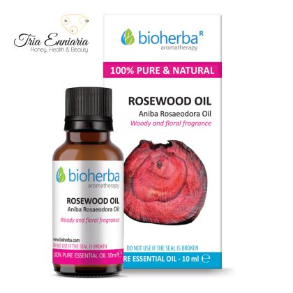 Palissandro, Olio Essenziale Puro, 10 ml, Bioherba