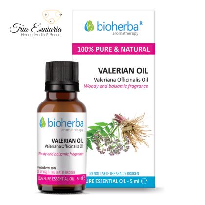 Baldrian, reines ätherisches Öl, 5 ml, Bioherba