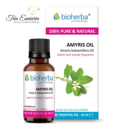 Amiris, Pure Essential Oil, 10 ml, Bioherba