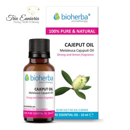 Cajeput, Pure Essential Oil, 10 ml, Bioherba 