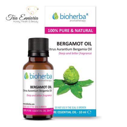 Бергамот, Чисто Eтерично масло, 10 ml, Биохерба