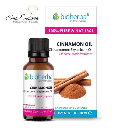Cannelle, huile essentielle pure, 10 ml, Bioherba