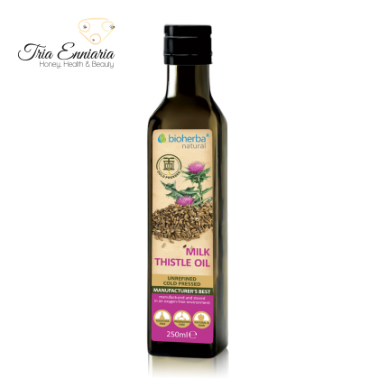 Έλαιο γαϊδουράγκαθου, ψυχρής έκθλιψης, 250ml, Bioherba