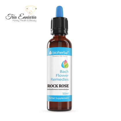 Rock Rose, Bach Flower Remedies, 50 ml, Bioherba