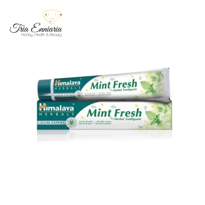 Гел-паста за зъби с мента, Mint Fresh, Хималая, 75 мл.