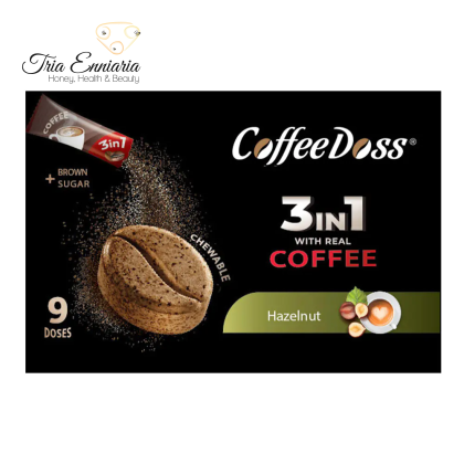 Bomboane De Cafea Cu Alune 3 în 1, 9 Bomboane, CoffeDoss