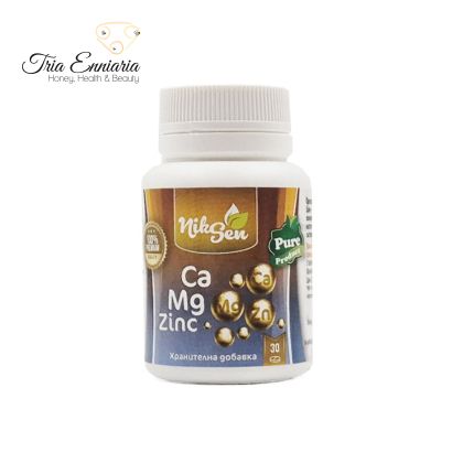 Калций, Магнезий И Цинк, 30 Таблетки, Niksen