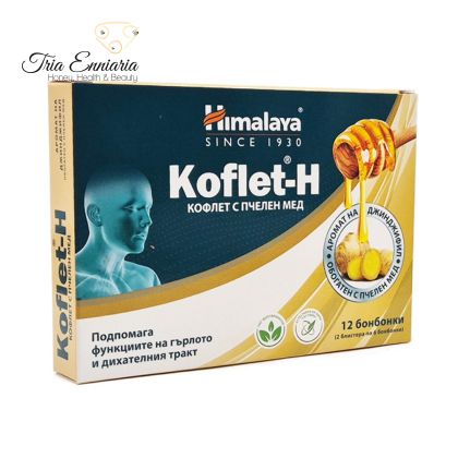 Koflet-H, Леденцы Мед И Имбиры, 12 Конфет, Хималая