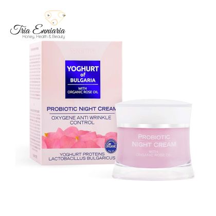 Probiotic Anti-Wrinkle Night Cream "Yogurt Of Bulgaria", 50 ml, Biofresh