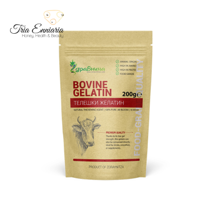 Bovine gelatin, for healthy joints, Zdravnitza, 200g