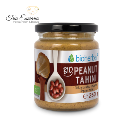 Tahini de cacahuete orgánico, 250 g, Bioherba
