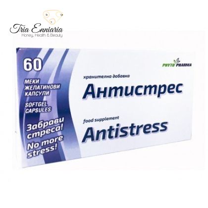 Antistress, pentru tulburări nervoase, 60 capsule, FitoFarma