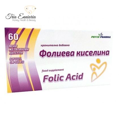 Acid folic, FitoPharma, 60 capsule