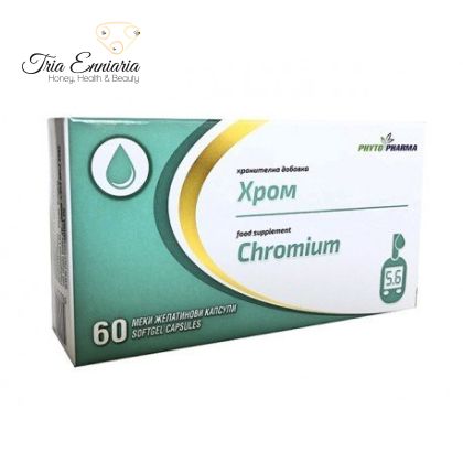 Chrom, Nahrungsergänzungsmittel, 60 Kapseln, FitoPharma