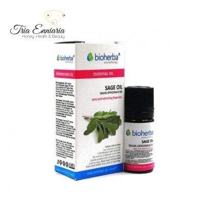 Salbei (Salvia), reines ätherisches Öl, 5 ml, Bioherba