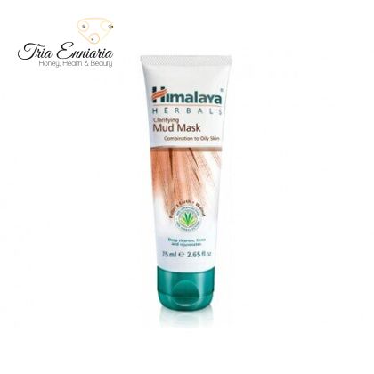 Cleaning Face Mask With Clay, 75 ml, HIMALAYA 