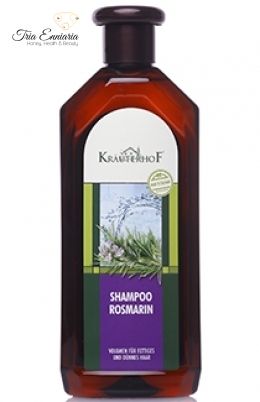 Shampoo al ROSMARINO (per volume) 500 ml, Krauterhof