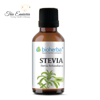 Stevia, Βάμμα, Ενδοκρινικό Σύστημα , 50 ml, Bioherba