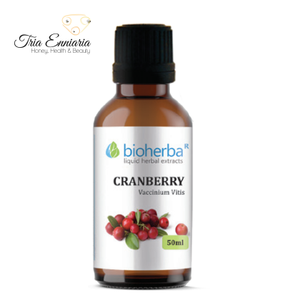 Cranberry Tincture, 50 ml, Bioherba