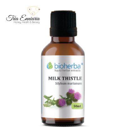 Milk Thistle Tincture, 50 ml, Bioherba