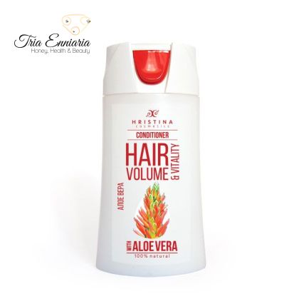 Après-shampooing à l'aloe vera, pour le volume des cheveux, 200 ml, Hristina