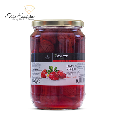 Strawberry Compote, 680 g, Oberon