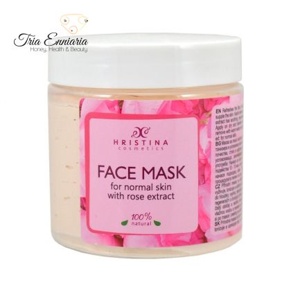 Mask For Normal Skin With Rose, 200 ml, HRISITINA